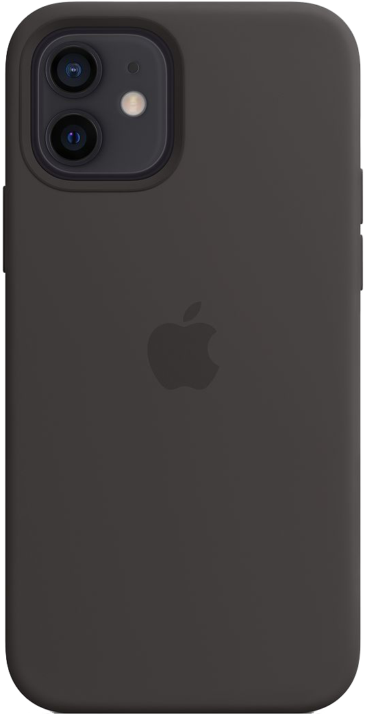 Чехол для Apple iPhone 12 Silicone Case MagSafe Чёрный